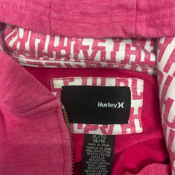 Hurley Fuchsia Y2K Zip-Up Jacket - Picture 3 of 4